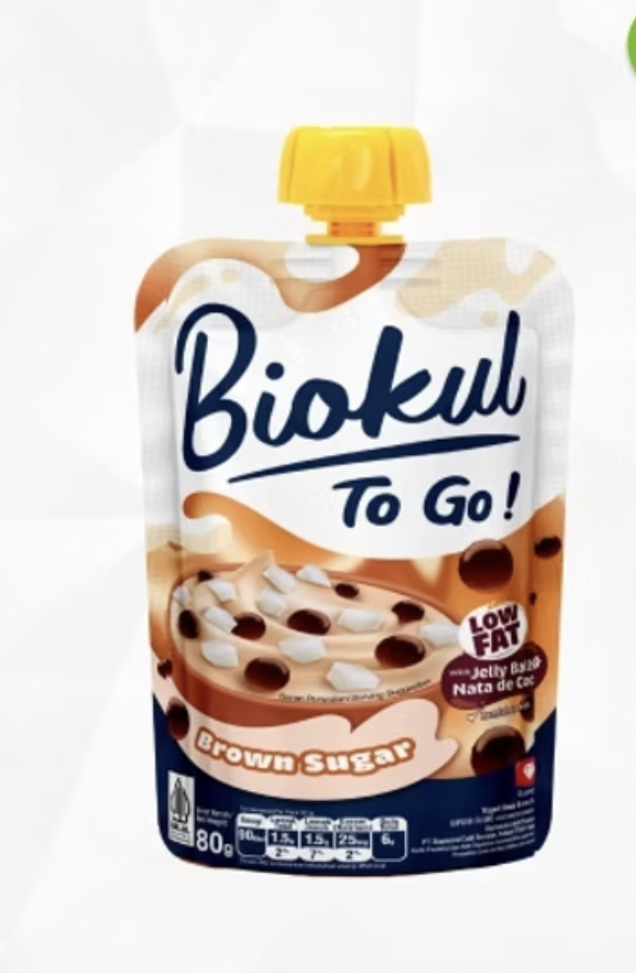 YF073 To Go Yogurt 黑糖珍珠奶茶唧唧乳酪 80g (1箱12支) EXP:2026.06