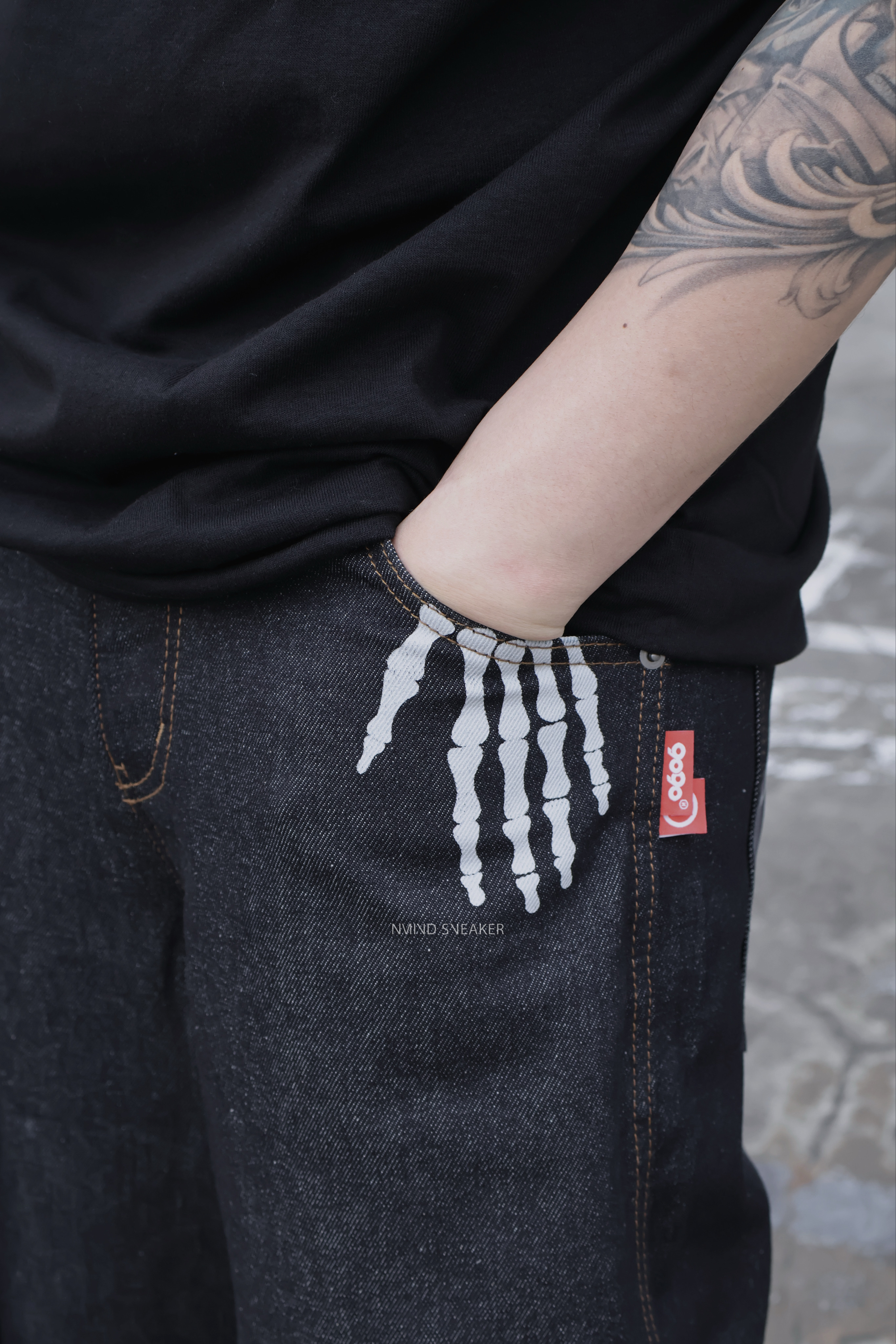 パンツ 9090 Bone Hand Denim pants M IMG_9280_6c15bc85-df3a-4fd0-