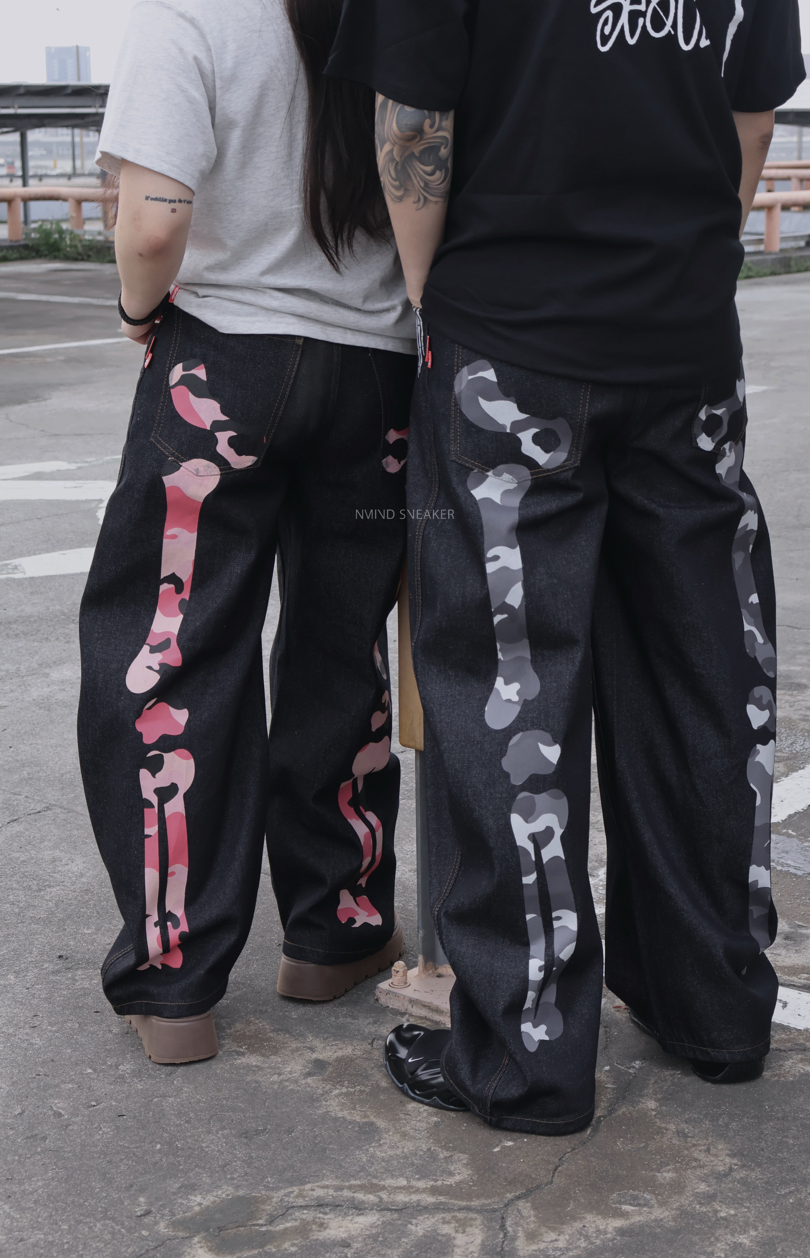 <快速出貨> 9090 Bone Hand Denim Pants 骨頭牛仔褲 三色