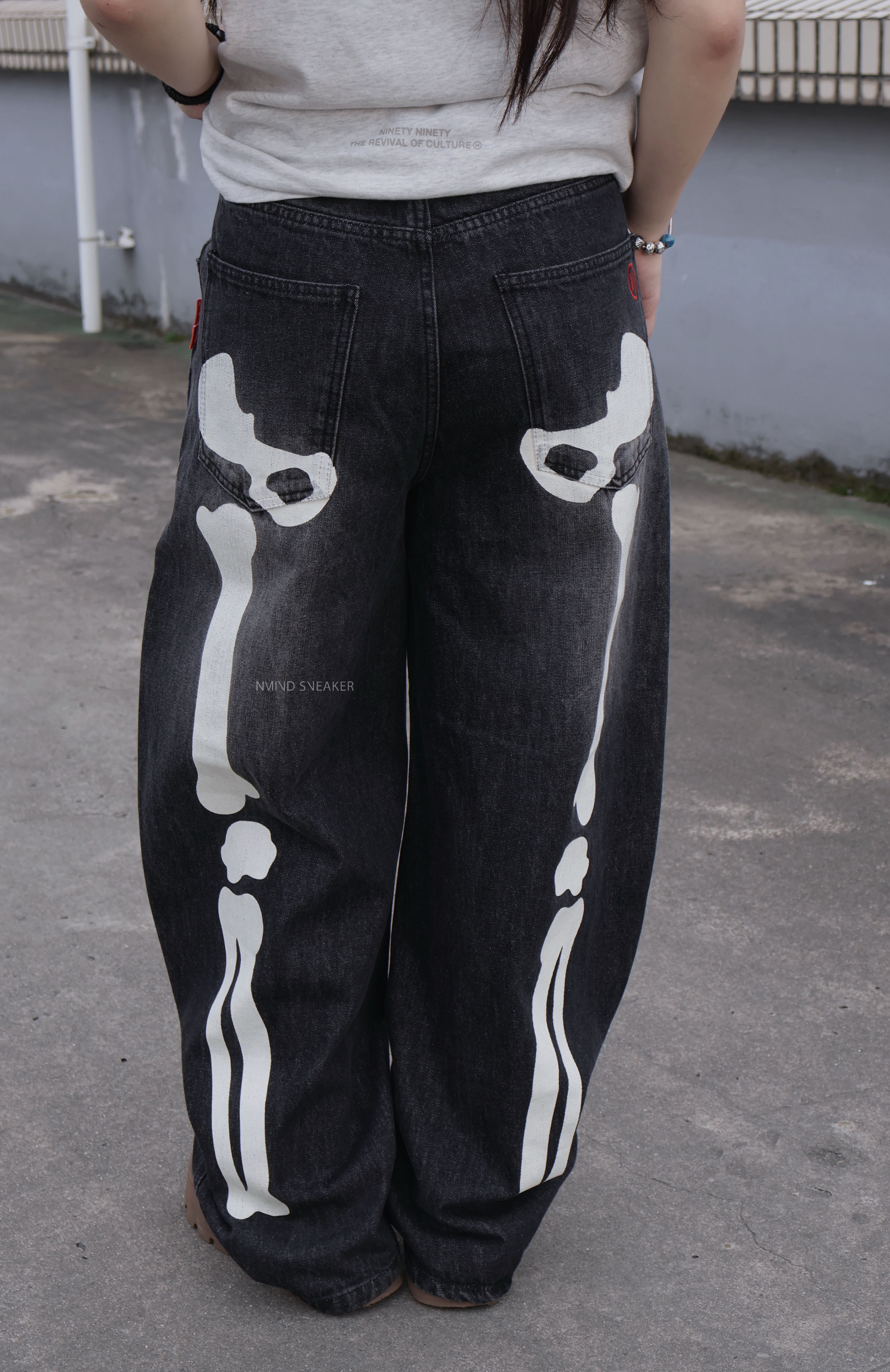 <快速出貨> 9090 Bone Hand Denim Pants 骨頭牛仔褲三色