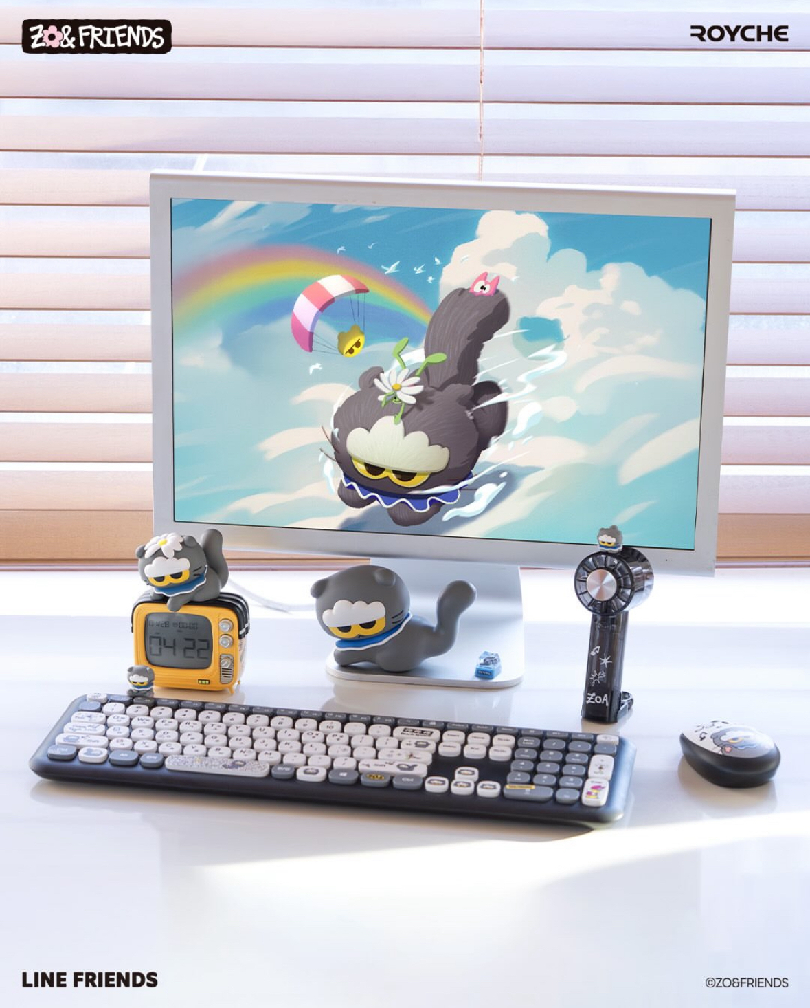 <上班也要追>GD愛貓 ZO&FRIENDS x ROYCHE 辦公周邊