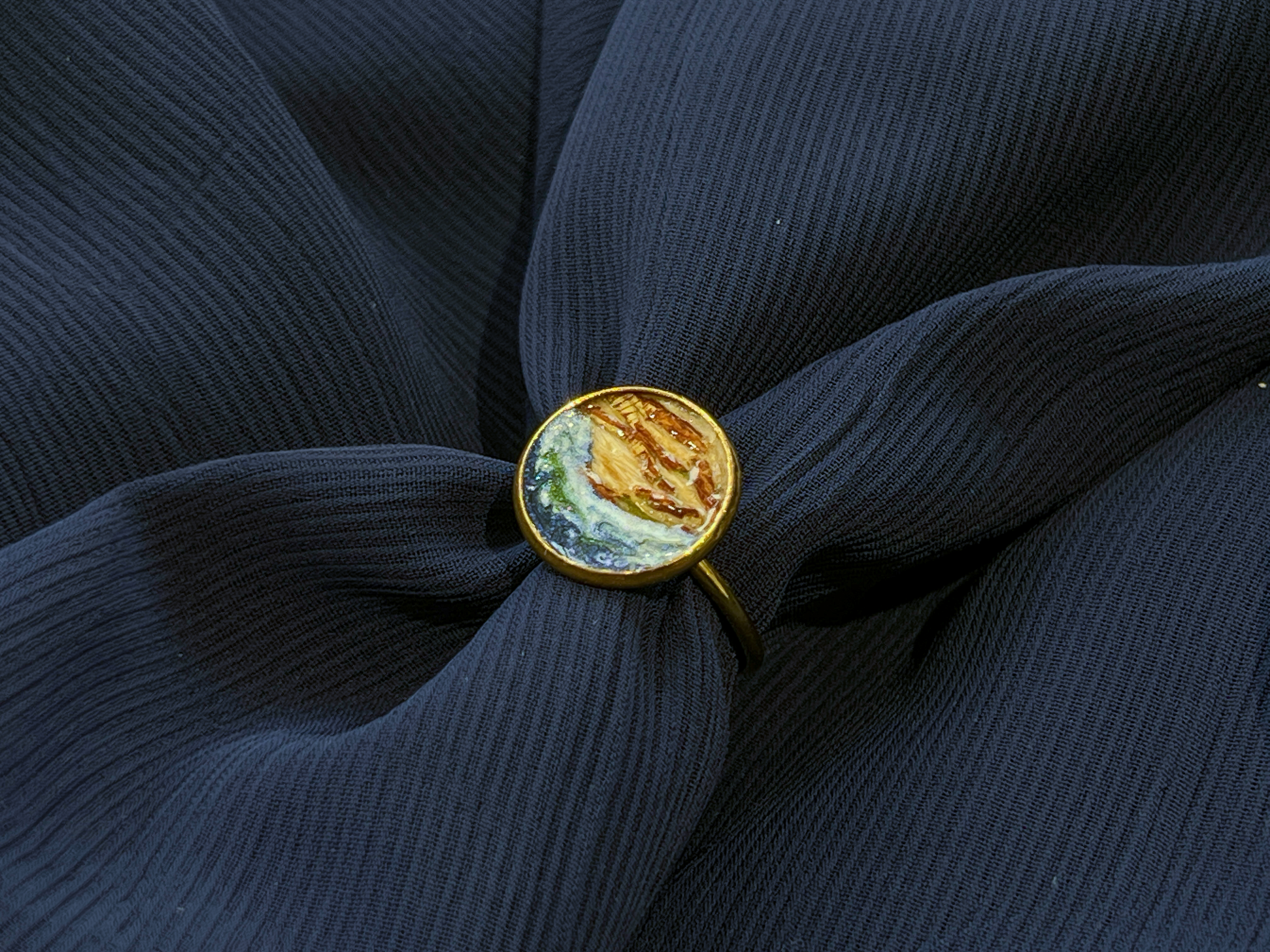 The Lovely Rings｜Mulberry Bark Ocean | Stainless Steel Ring