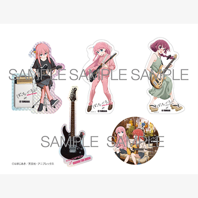Yamaha x 孤獨搖滾！貼紙組（5片裝）