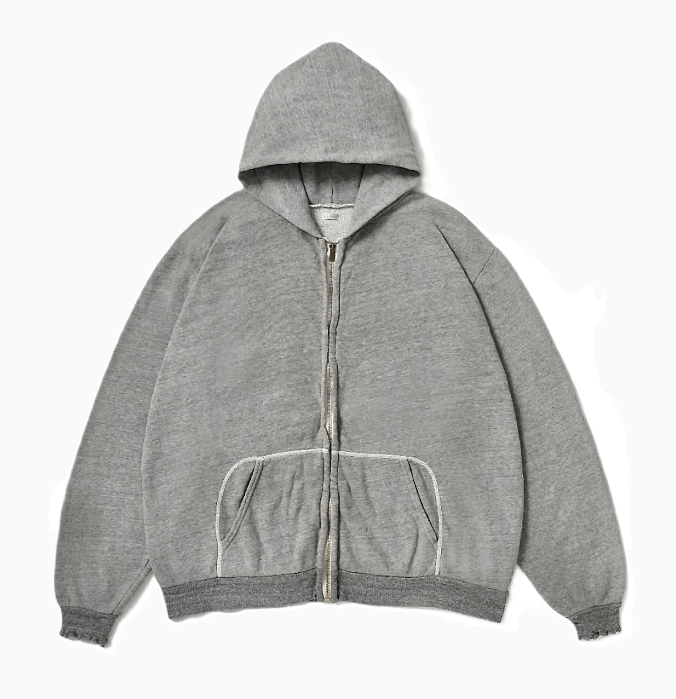 RE-STOCK: A.PRESSE 2026 VINTAGE LIGHT WEIGHT SWEAT HOODIE (26SAP-05-07) - GREY PRE ORDER ITEM (預訂中)