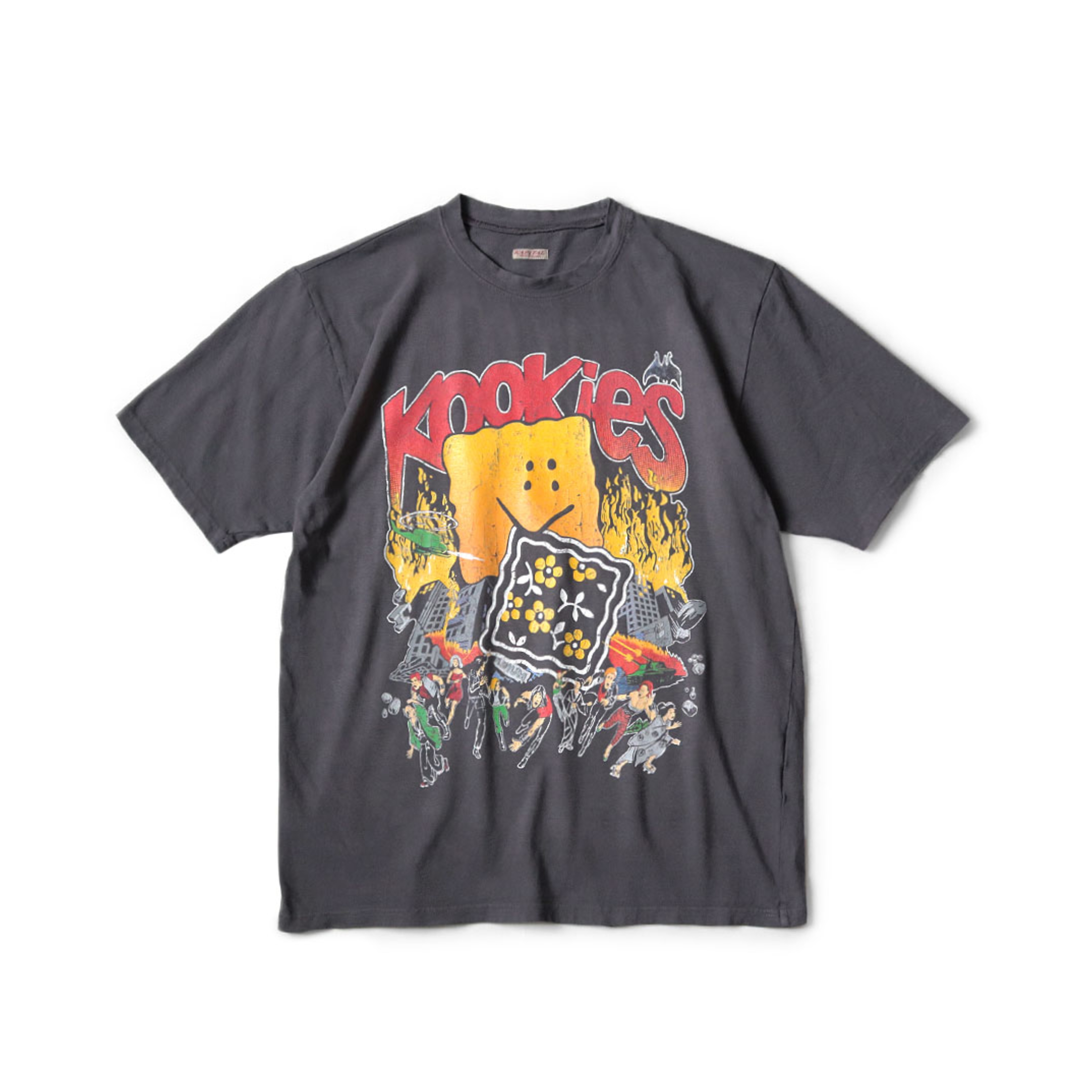 2026SS KAPITAL BUSTER PECKISH BOWYpt 方塊 海棉 水洗 天竺棉 短T 現貨 EK-1684SCEK-1684SCB