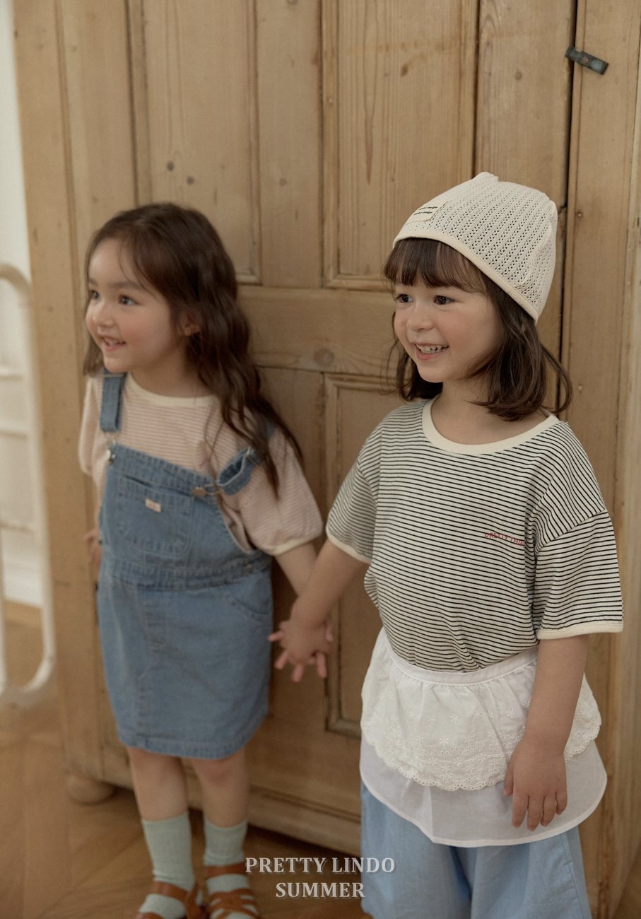 正韓夏Lindo 兩色條紋上衣