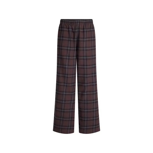 SKIMS  格子寬棉長褲Flannel Sleep Oversized Pant Phoenix Plaid