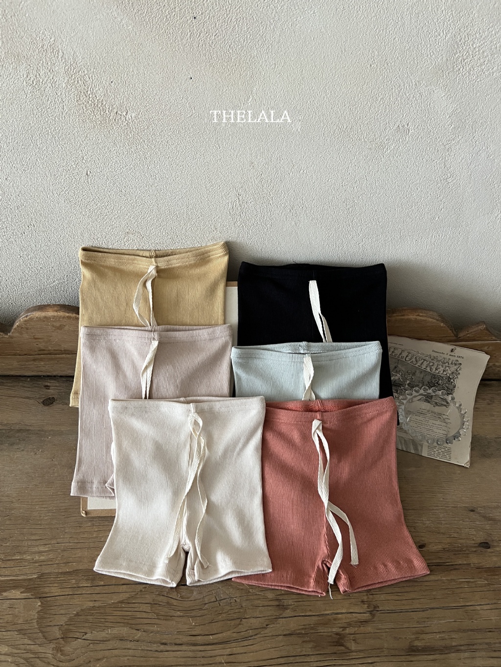 正韓夏lalla 小童六色綁帶好穿內搭褲