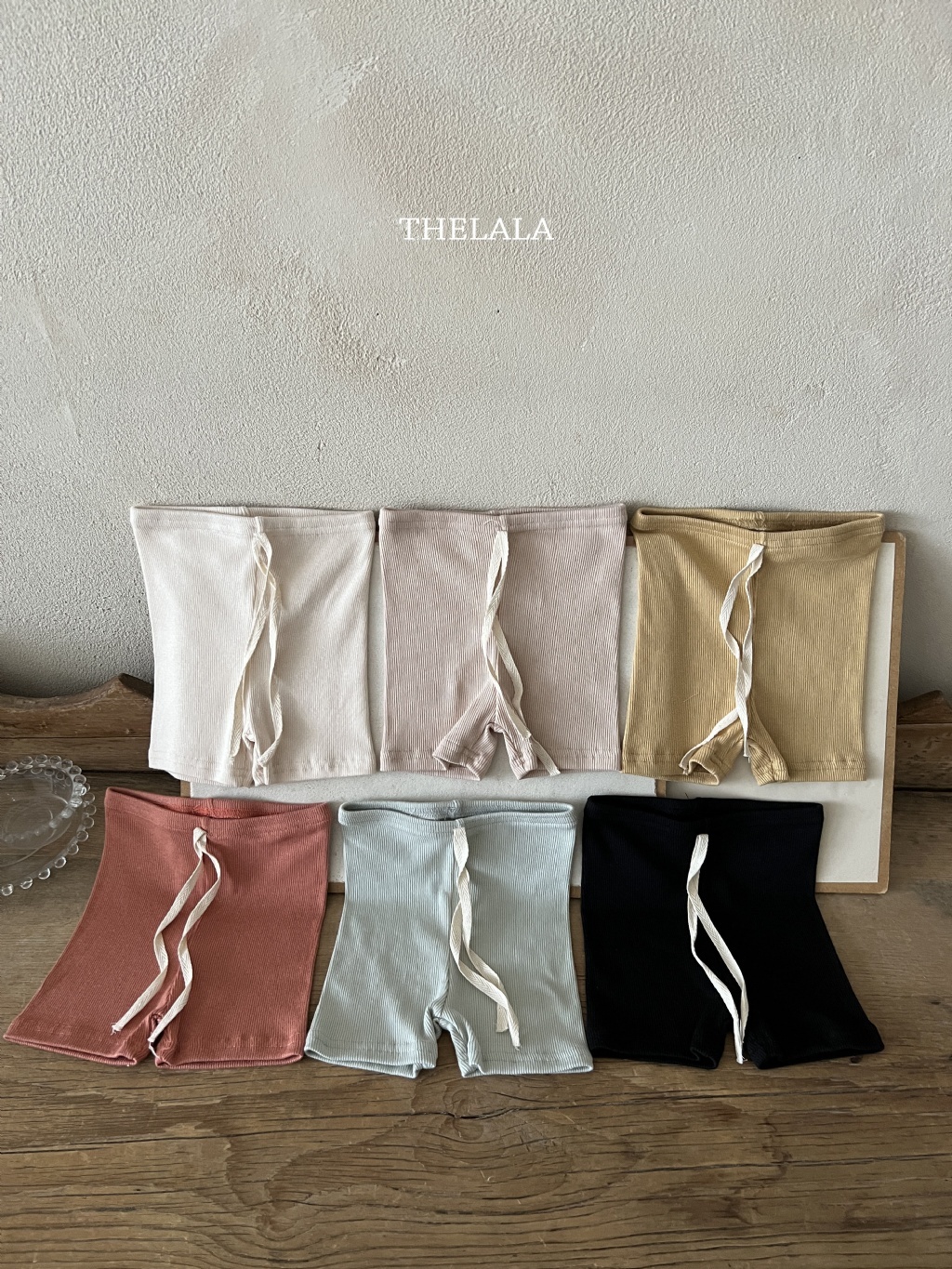 正韓夏lalla 小童六色綁帶好穿內搭褲