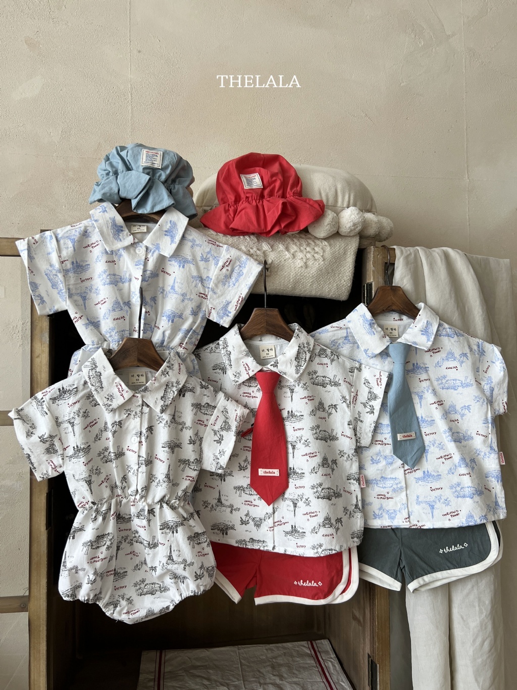 正韓夏lalla 四色小標遮陽帽