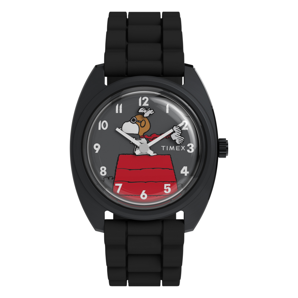 Peanuts x Timex 1979 Reissue Inspired 37mm Silicone Strap Watch TW2Y70900