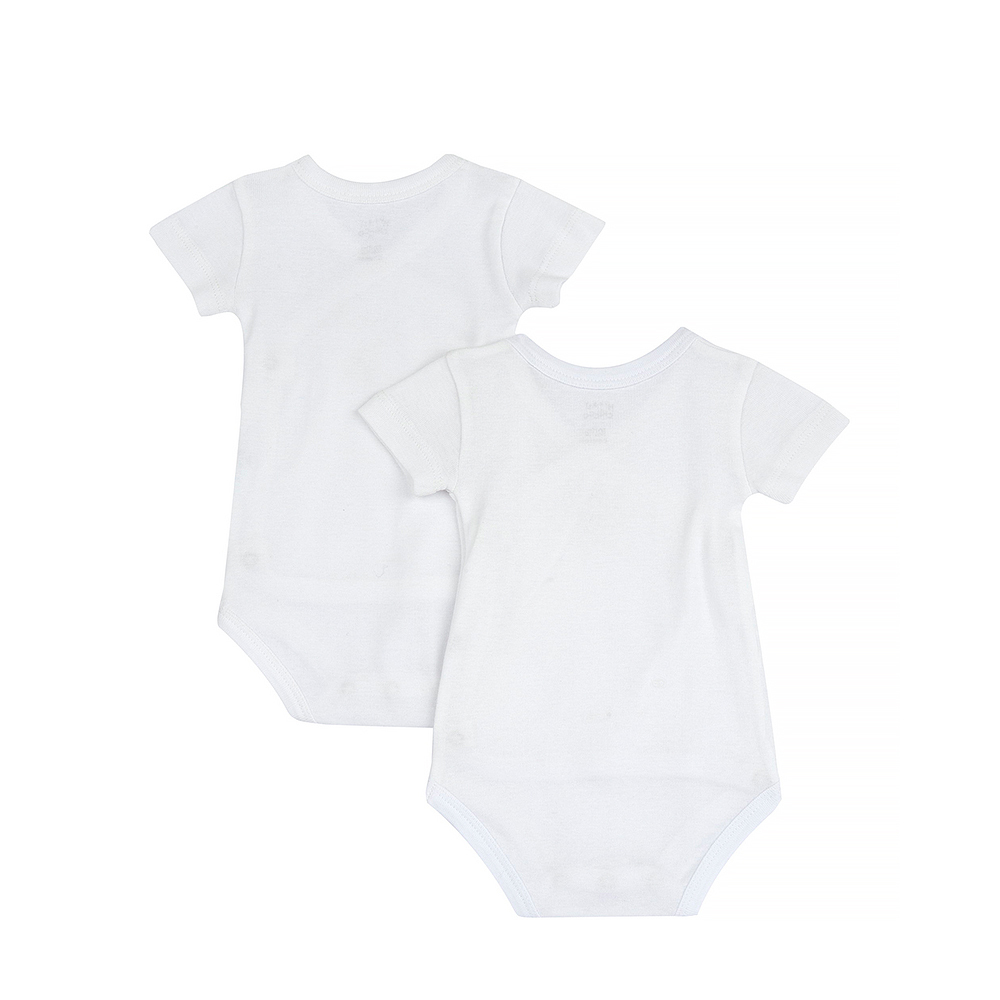 粉彩-短袖前側開連身衣二入