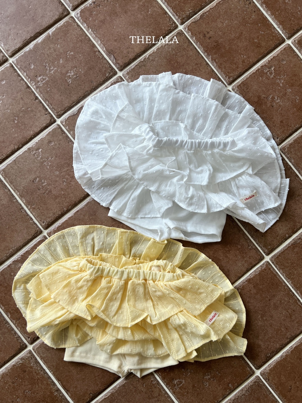 正韓夏lalla 小童兩色多層蛋糕裙