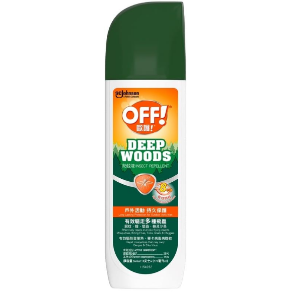 OFF!歐護Deep Woods 防蚊液 177ml