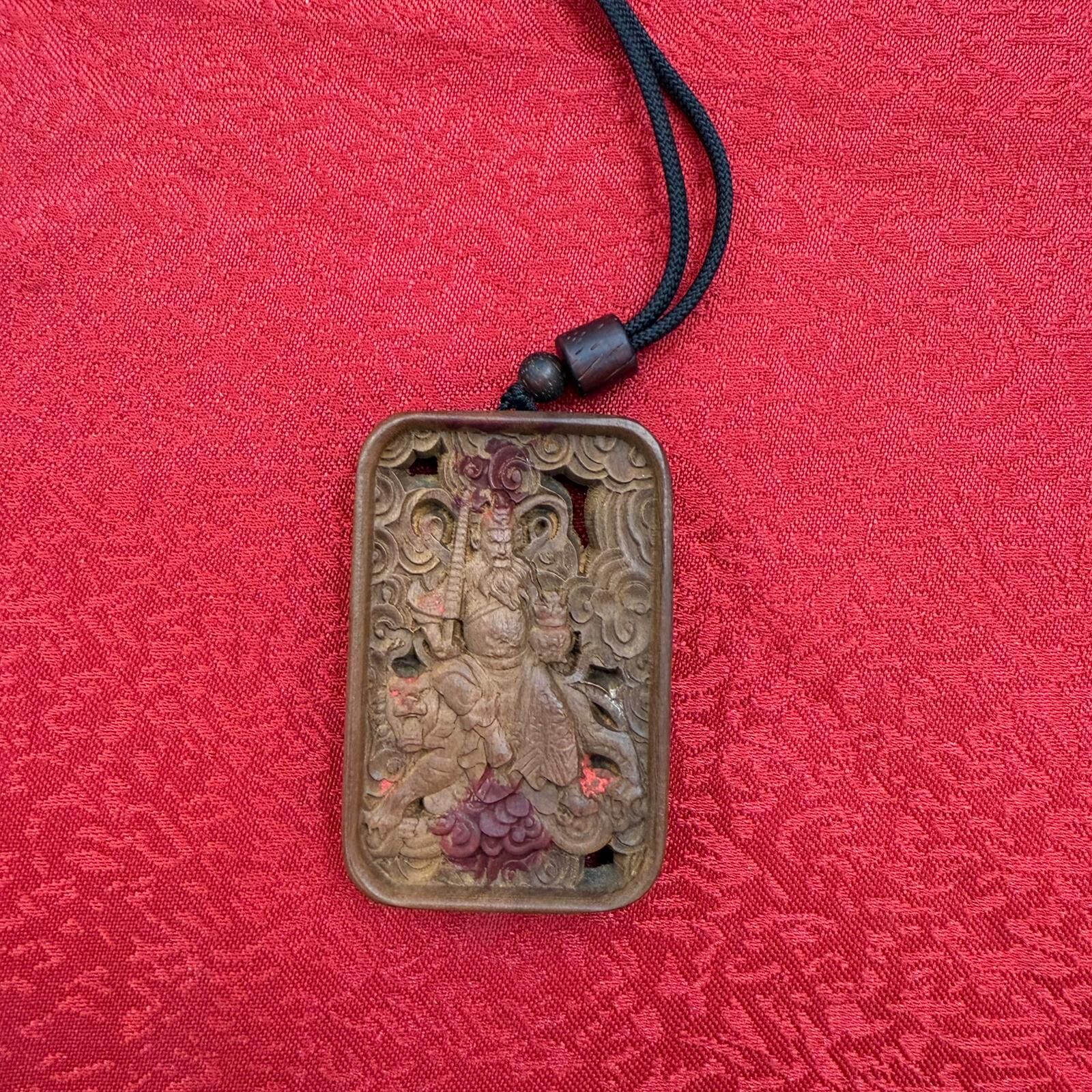 BRA-JJG0415-016 趙公明財神雷劈棗木吊墜 (A16)