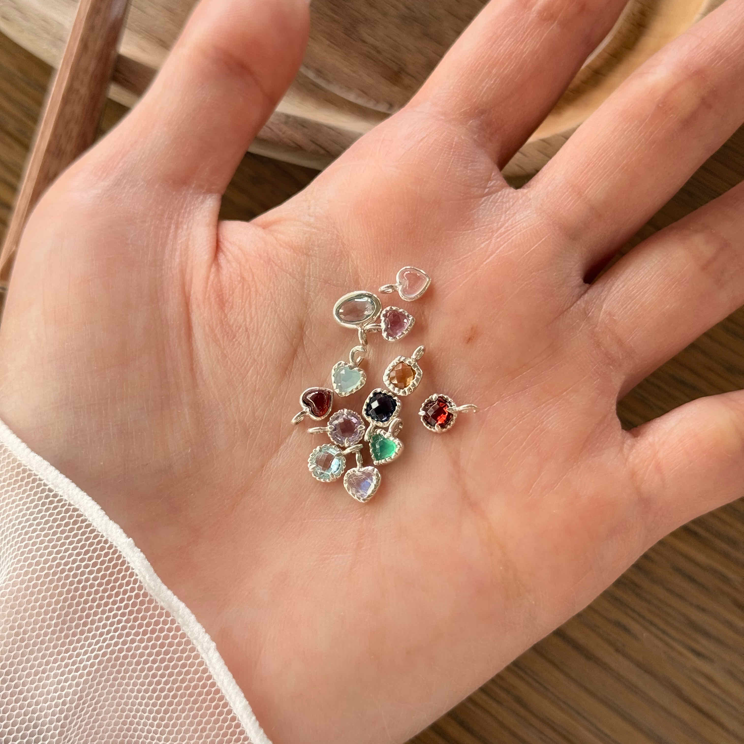 🇰🇷925 silver 天然石加購區（無法單獨購買）