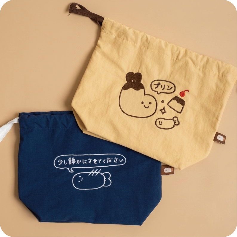 炸蝦輕尼龍束口袋（兩款）