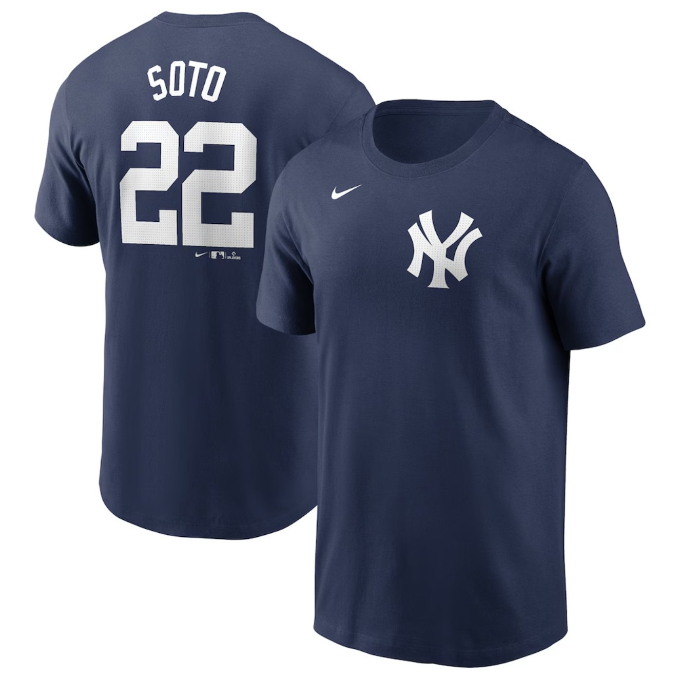 MLB短袖 Juan Soto 紐約洋基深藍 Nike Player Name Tee 棉質 全新