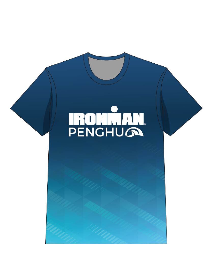 IRONMAN Penghu 蔚藍玄武短袖選手姓名T
