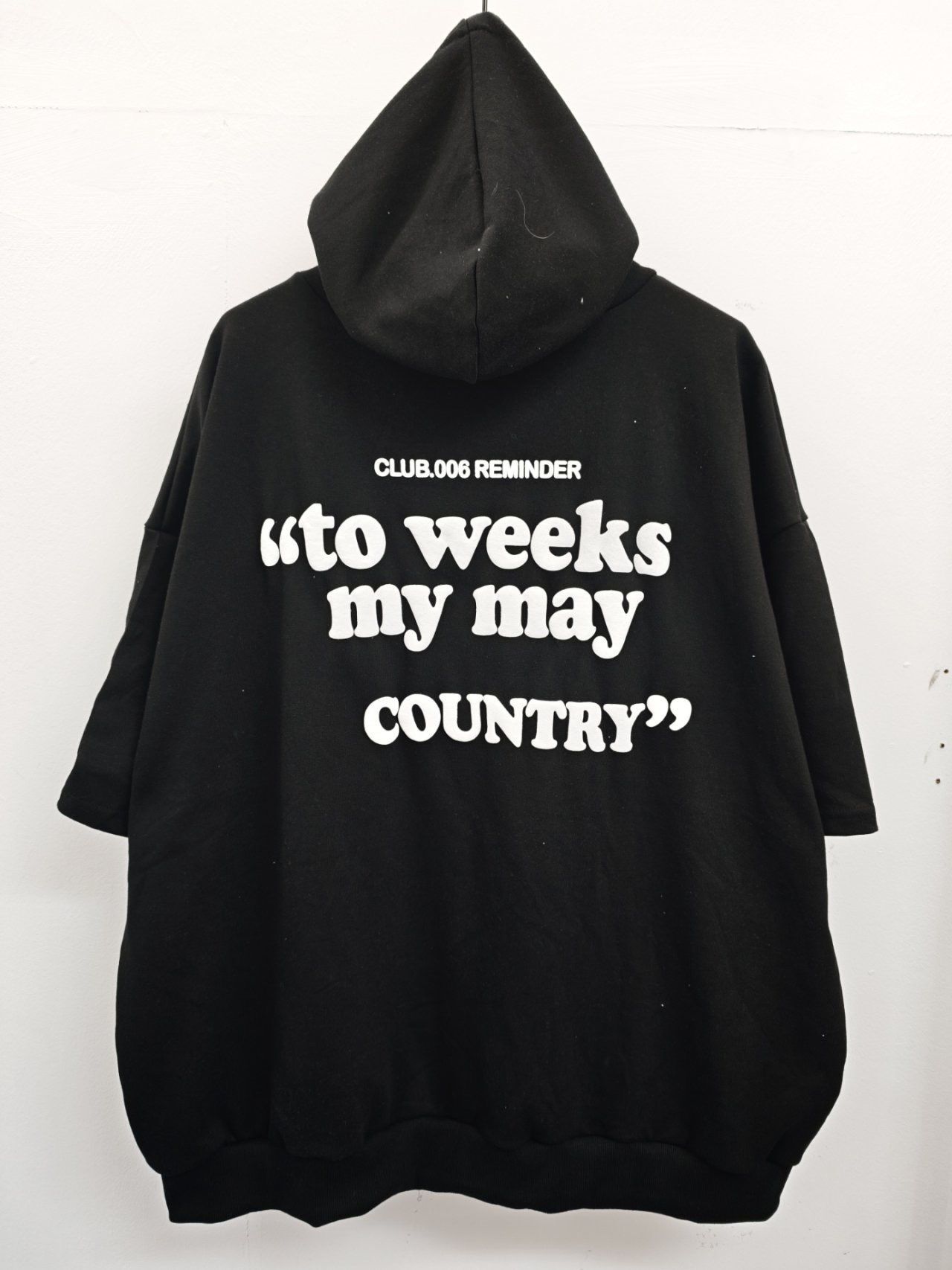 英文字連帽短袖Tee T5921