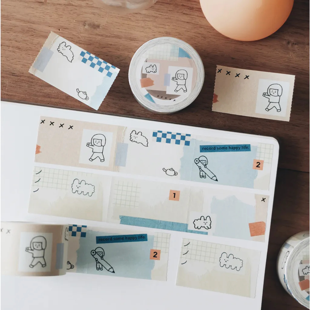 靈感 可撕便條紙膠帶 便利貼卷｜右手超人