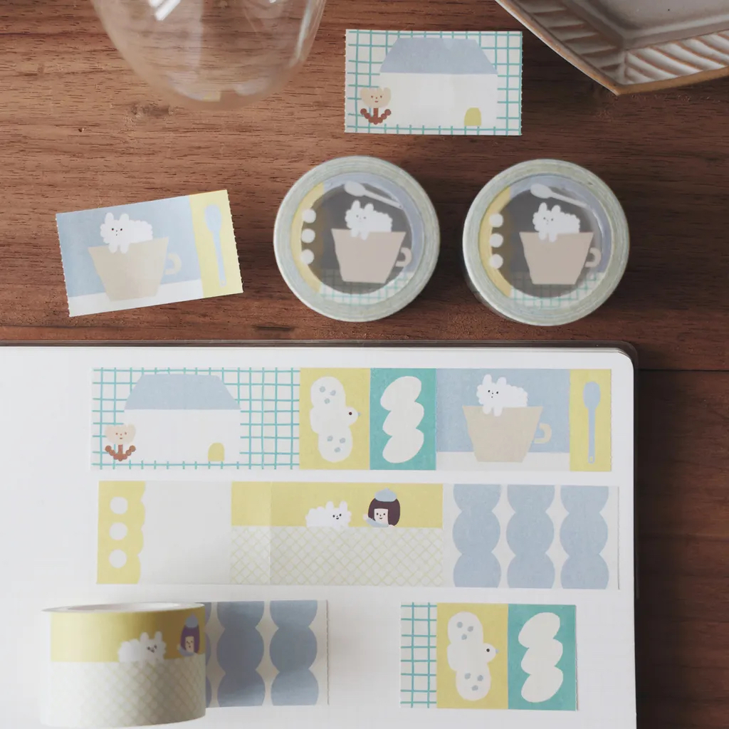 小憩 可撕便條紙膠帶 便利貼卷｜右手超人