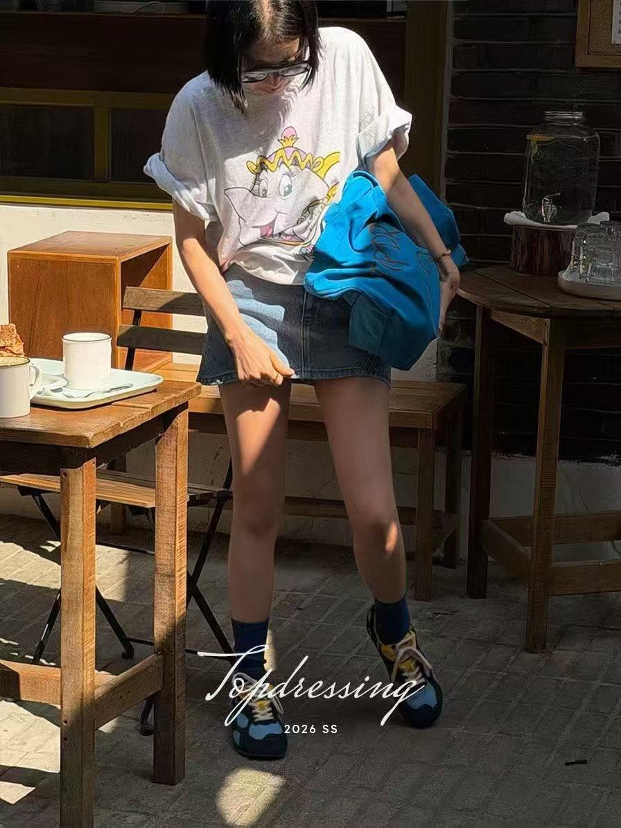 迪士尼卡通圖短袖休閒T