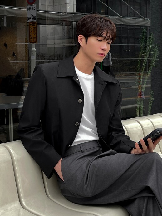 Duro立領西裝外套