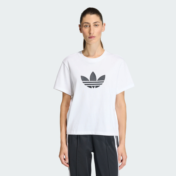 Adidas 愛迪達 Trefoil Boxy T KD6225 女 T恤 運動上衣 休閒短袖 白 亞版 純棉
