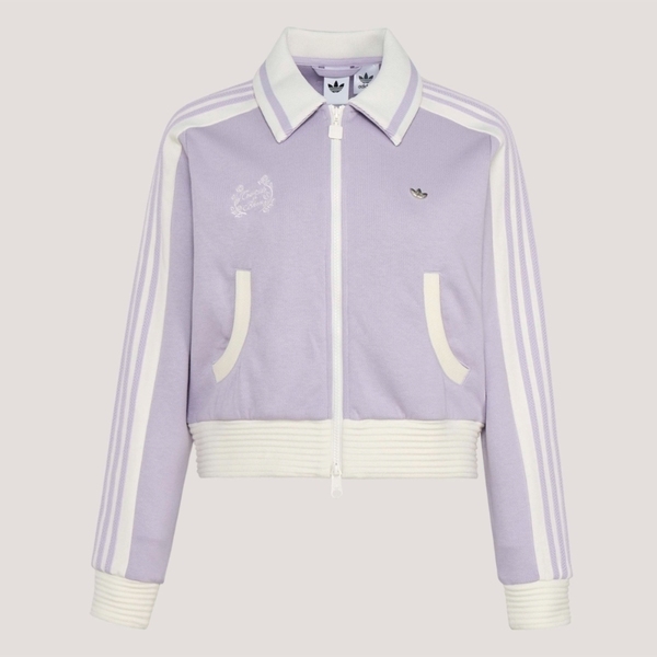 Adidas 愛迪達 Track Top W Cc KY2151 女 外套 夾克 運動外套 休閒穿搭 紫 亞版 短版