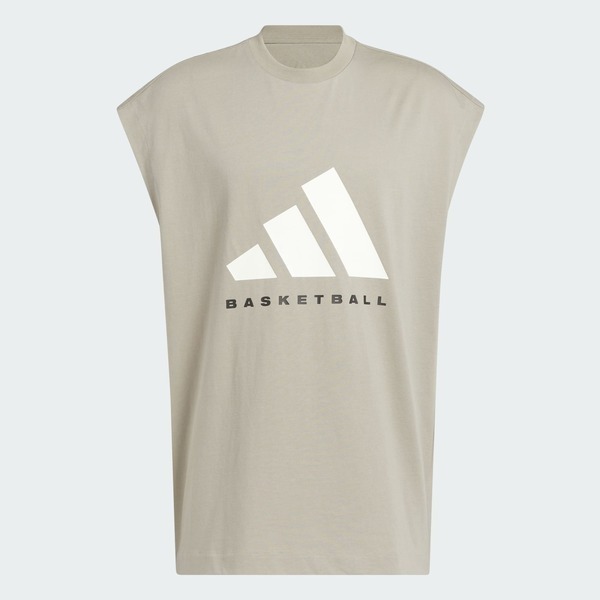 Adidas 愛迪達 Adi Bb Sl Tee JD6135 男女 無袖T恤 運動上衣 籃球 灰褐