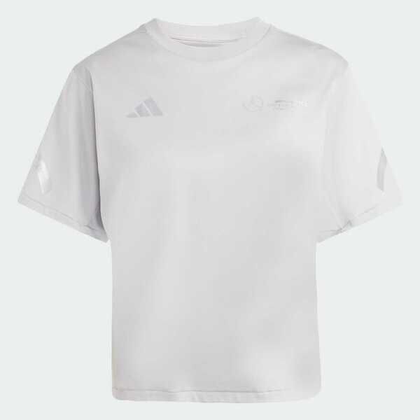 Adidas 愛迪達 Mer Sil Tee W JW3482 女 T恤 運動上衣 休閒短袖 灰 純棉 F1賽車