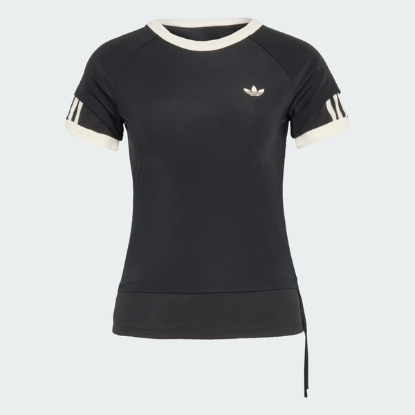 Adidas 愛迪達 Layered Calitee KW4528 女 T恤 運動上衣 休閒短袖 黑 亞版