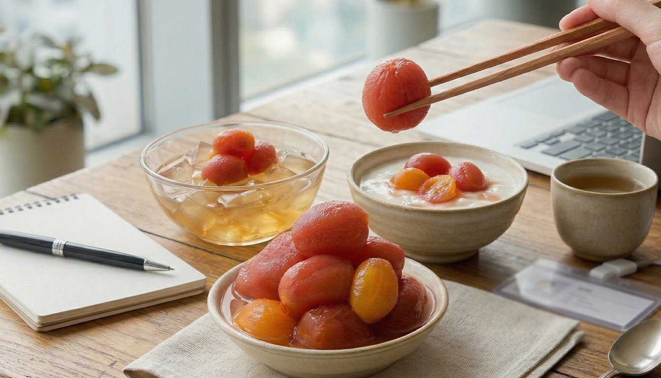 協發行番茄梅梅細節-酸甜沁涼噴汁驚喜-紅寶石般解膩小菜首選