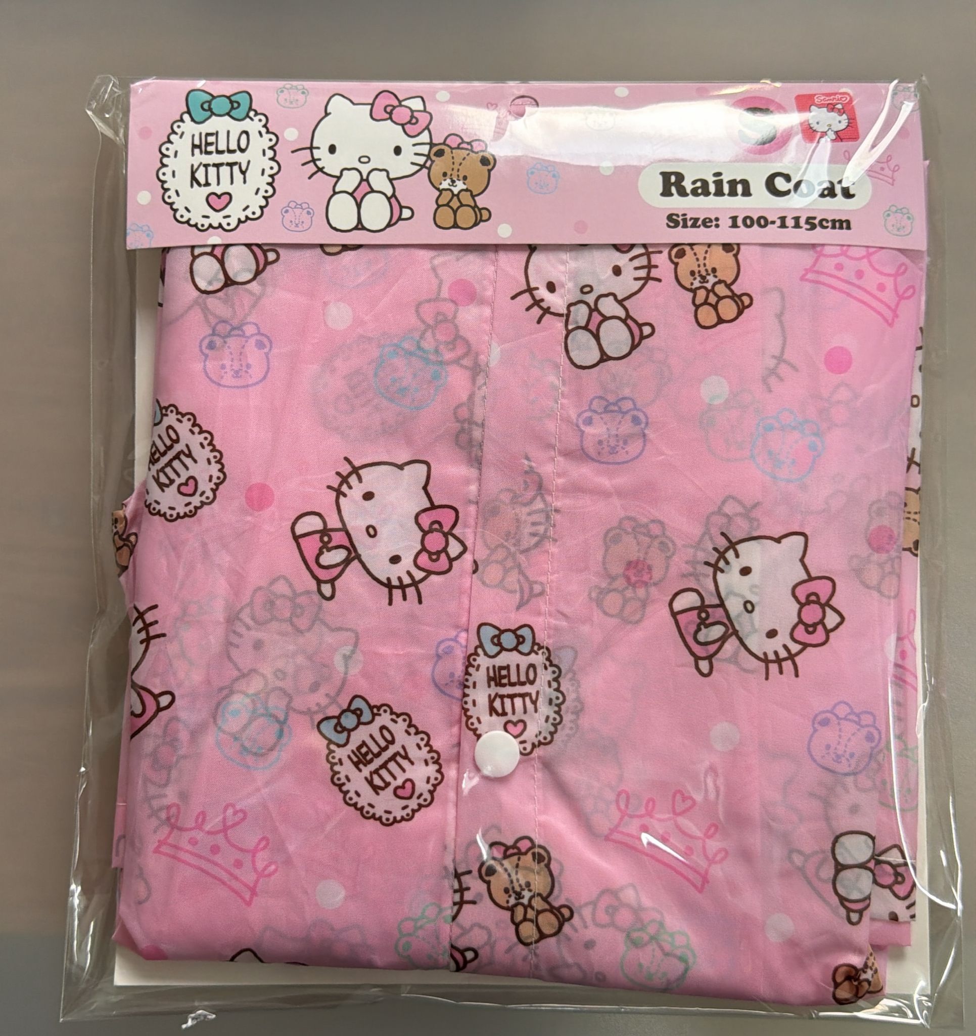 Hello Kitty 女童雨衣 雨褸 S碼 100-115cm