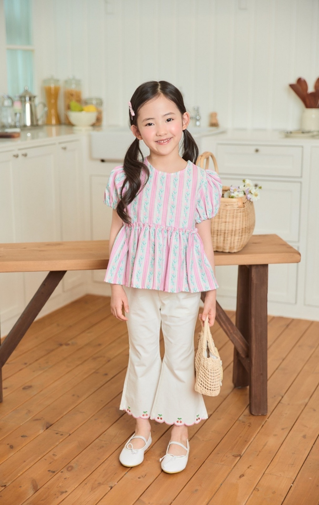 正韓夏bbb 兩色花園精靈上衣