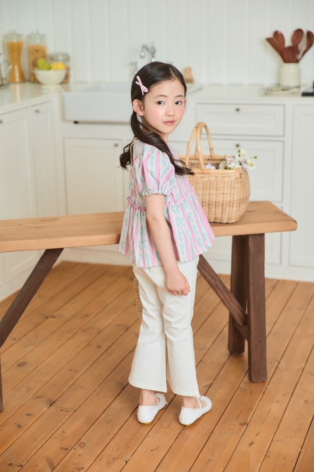 正韓夏bbb 兩色花園精靈上衣