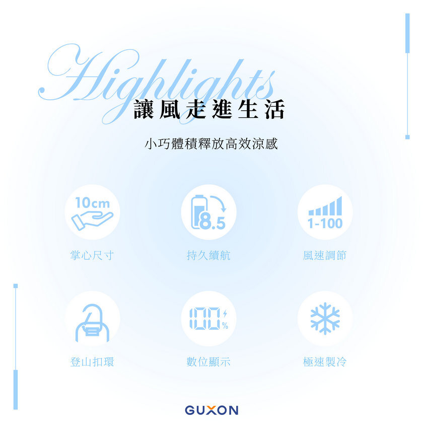 冰心扇 六大功能