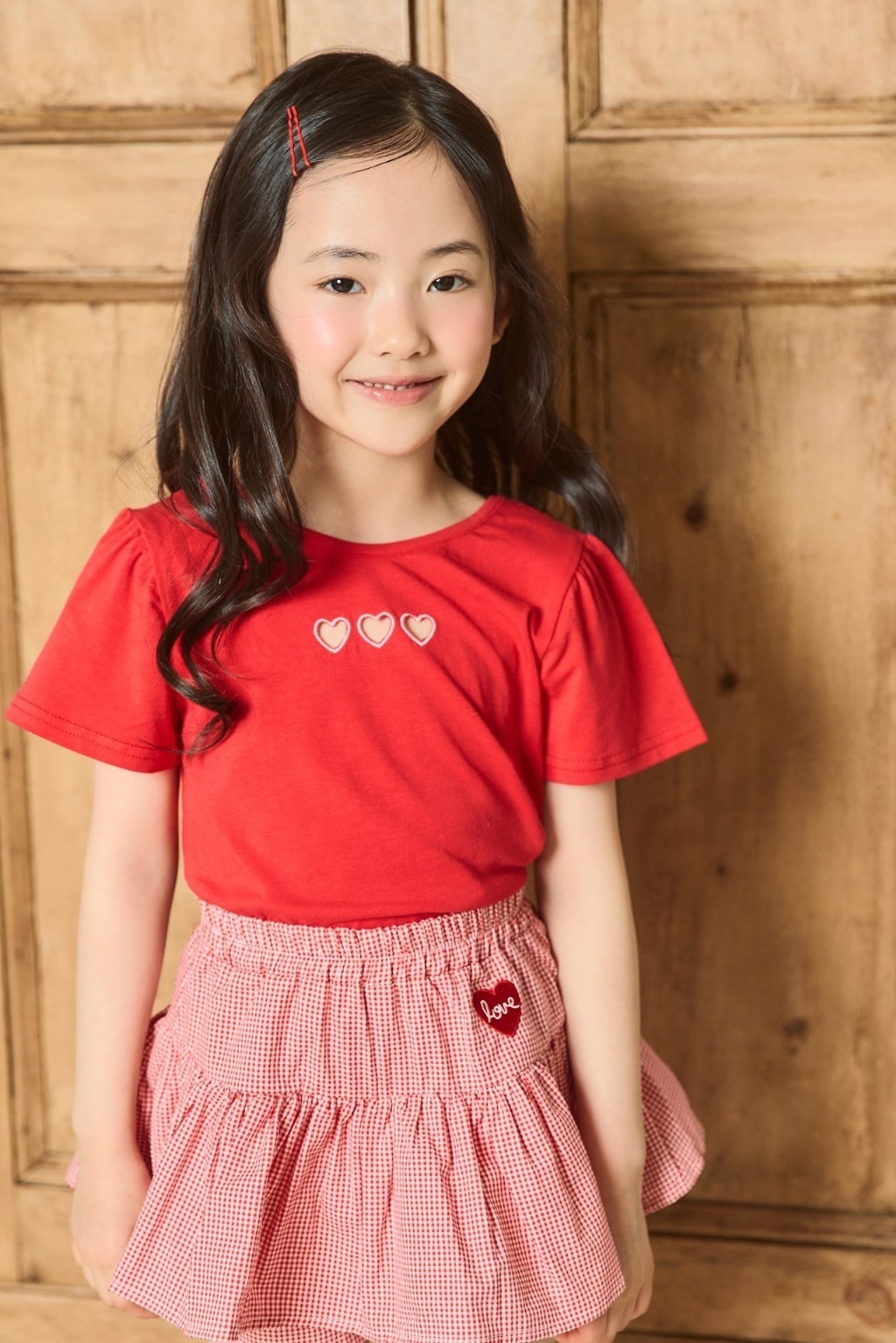 正韓夏bbb 三色鏤空愛心上衣