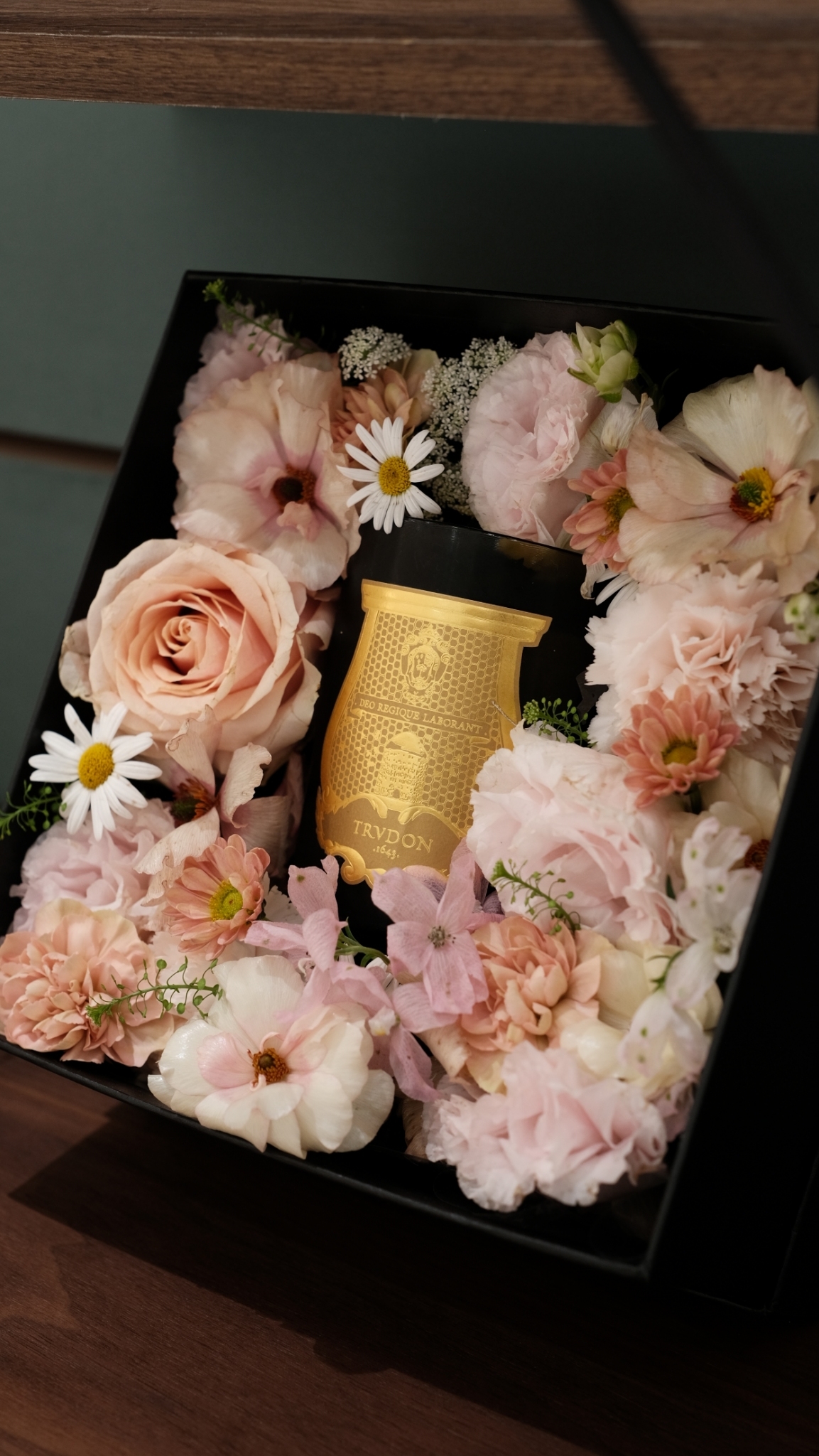 Trudon 經典香氛蠟燭 270g 花禮盒