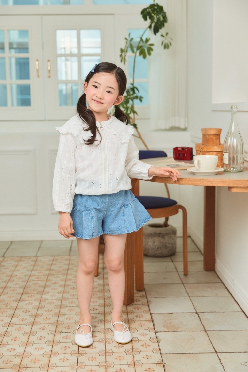 正韓夏bbb 傘狀牛仔短褲