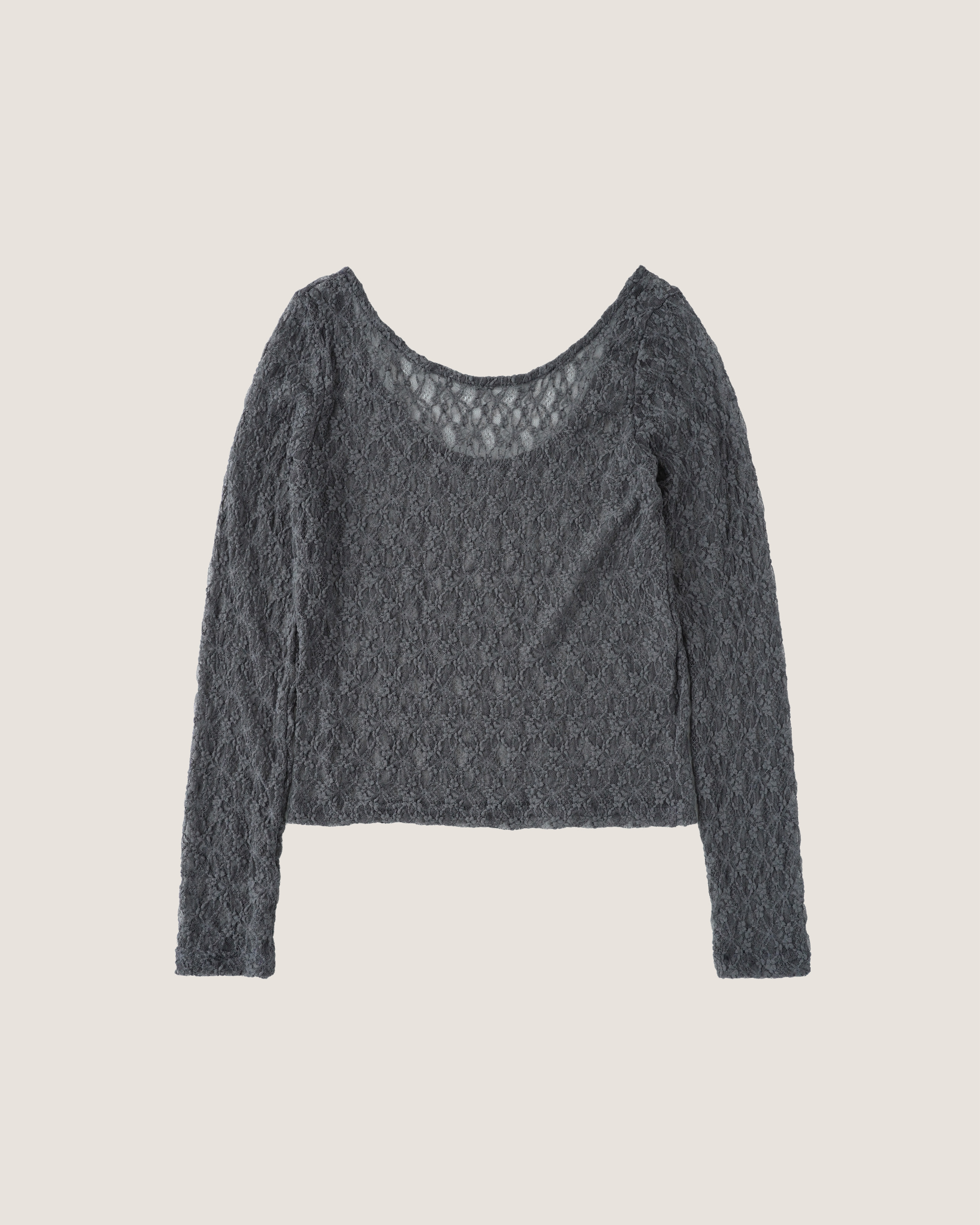 Kate Moss Lace Top - Grey