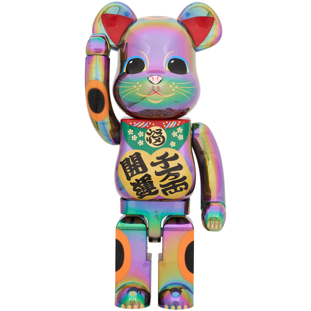 [預訂] Medicom BE@RBRICK 招財貓好運千萬亮黑色透明電鍍 1000%