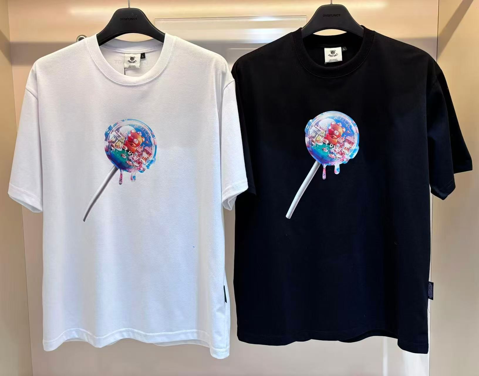 韓國代購 棒棒糖 男女同款夏日TOP DYSFUNCT 32