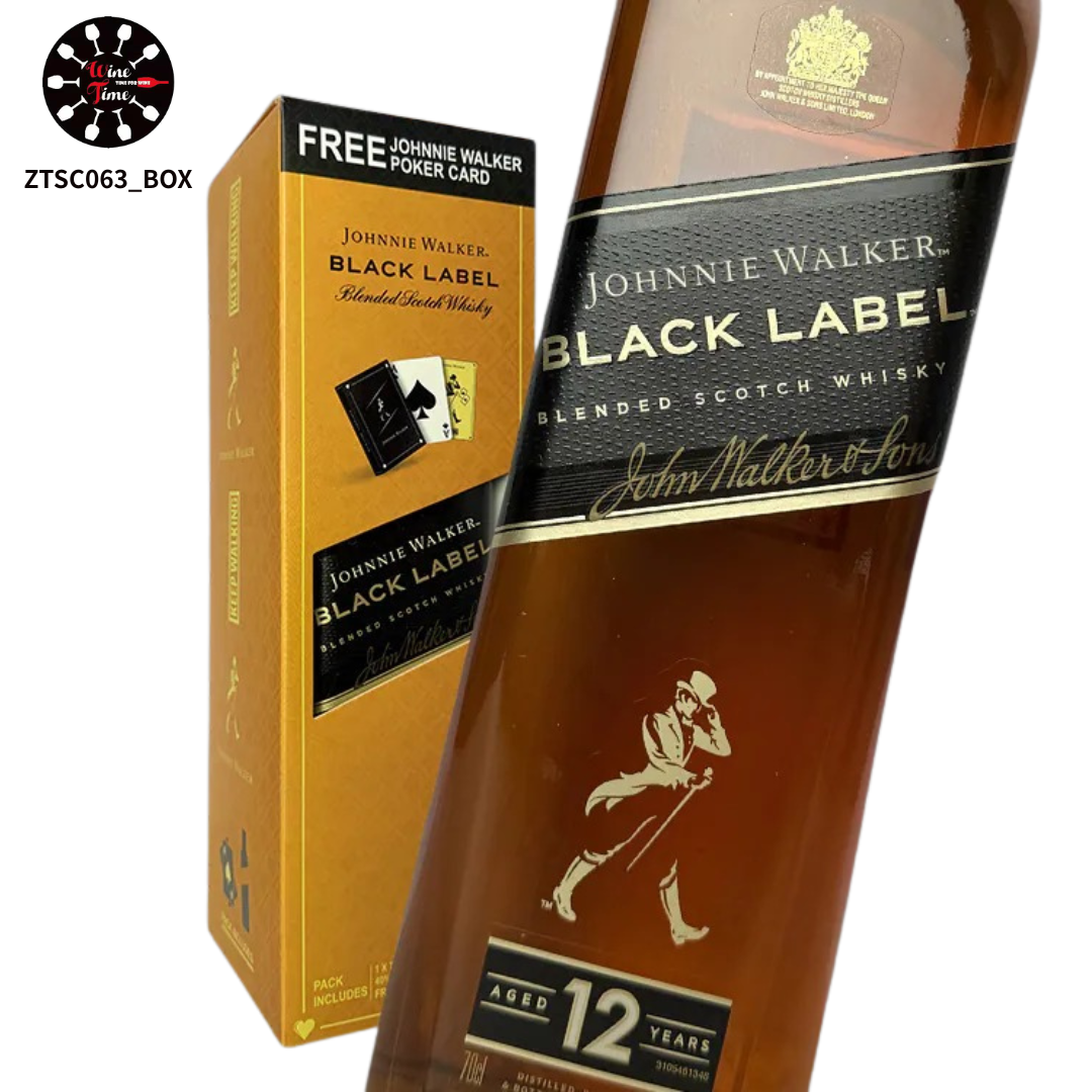 Johnnie Walker Black Label 12 Years Old Whisky 700ml (有盒) 尊尼獲加黑牌12年威士忌