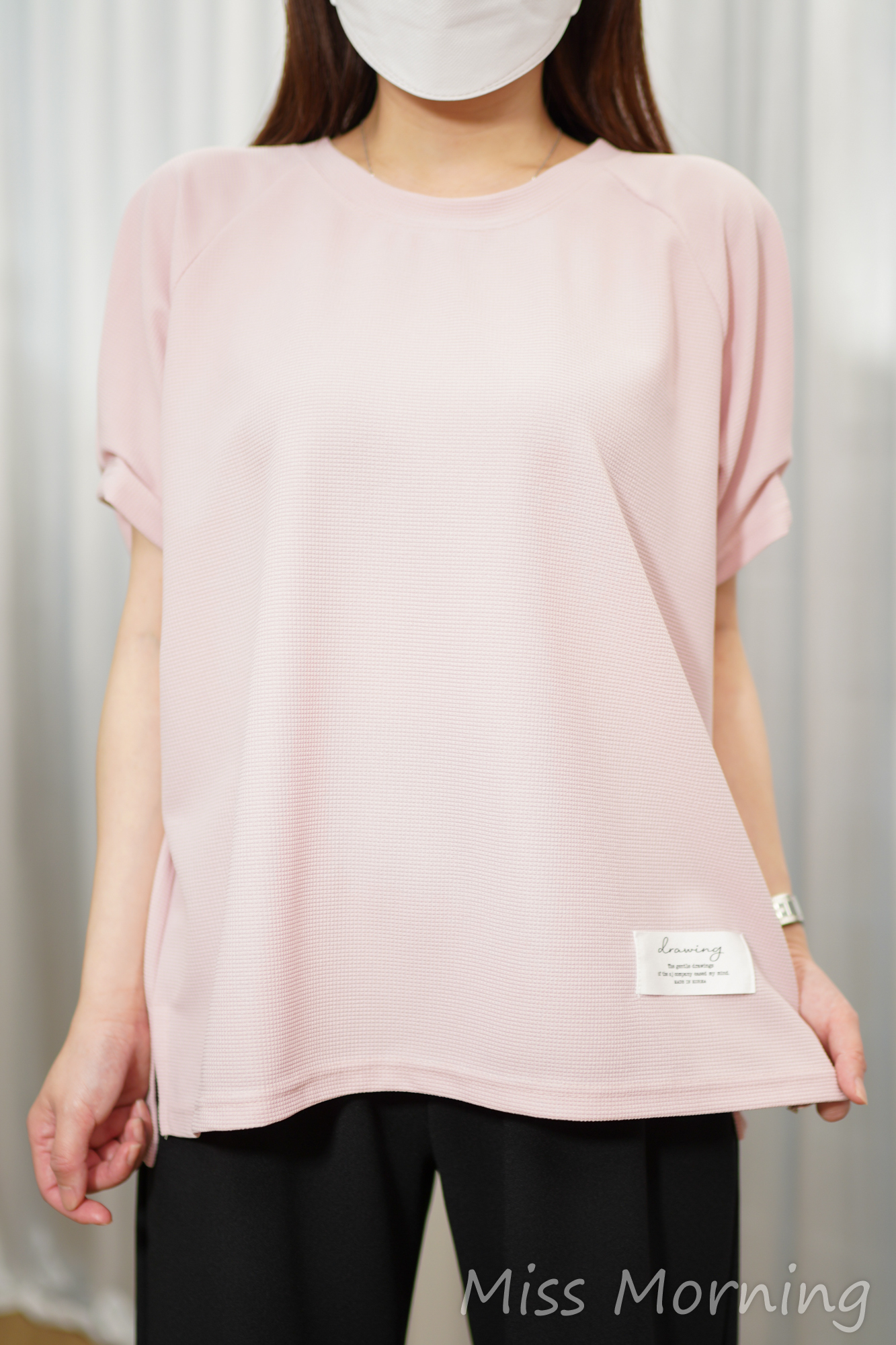 瘦小格紋上衣(15157)