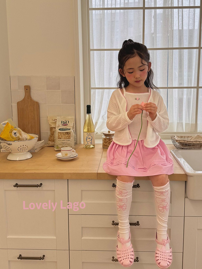 正韓夏LAGO 兩色小香感外套/玫瑰花背心