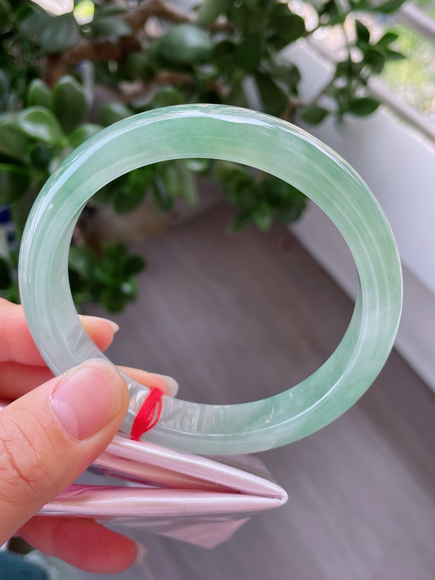 329127 67mm冰油翡翠手鐲 (62以上)