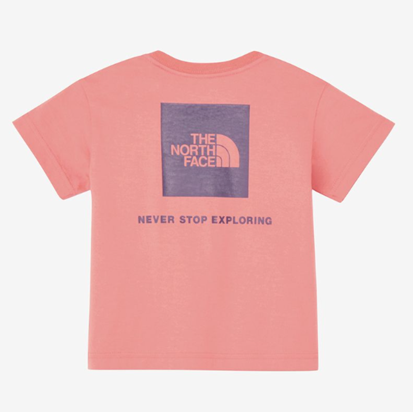 日本 2026 The North Face Toddler Short Sleeve Back Square Logo Tee 嬰兒 T-Shirt