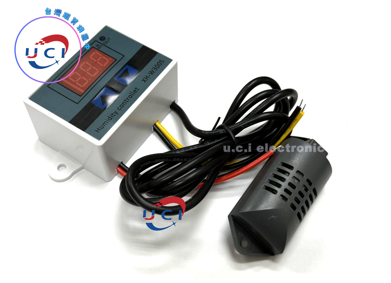 【UCI電子】(Z-4)XH-W3005數顯濕度控制器 控濕儀加濕除濕恒濕控制智慧濕度控制開關 3005 溫控器